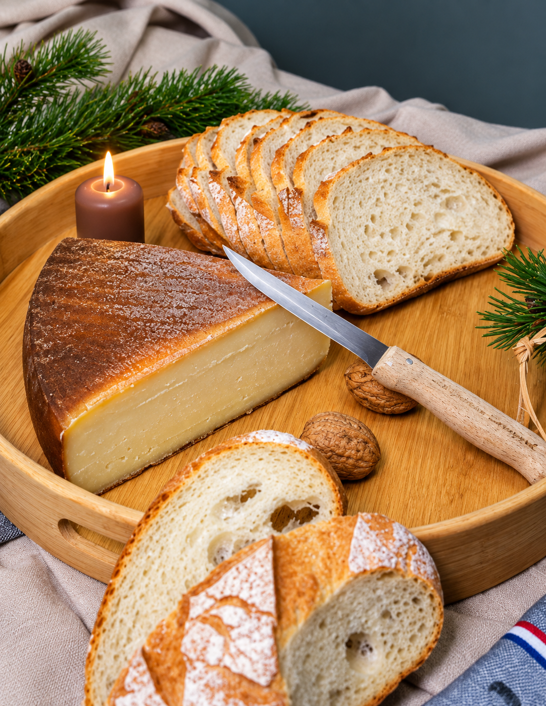 500g  BREZAIN - Fromage pour raclette (fumé)