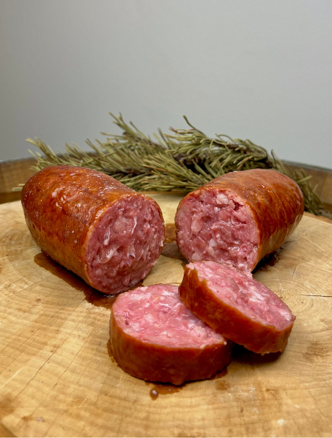 2 saucissons de Savoie &#224; cuire FUM&#201;S +/-370g