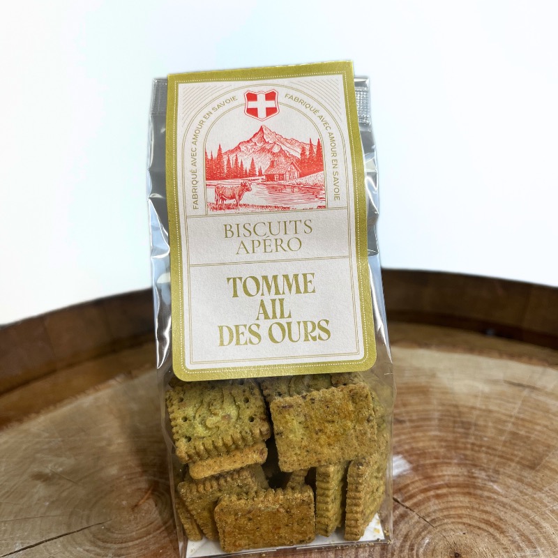 Biscuits ap&#233;ritifs Tomme &amp; Ail des ours