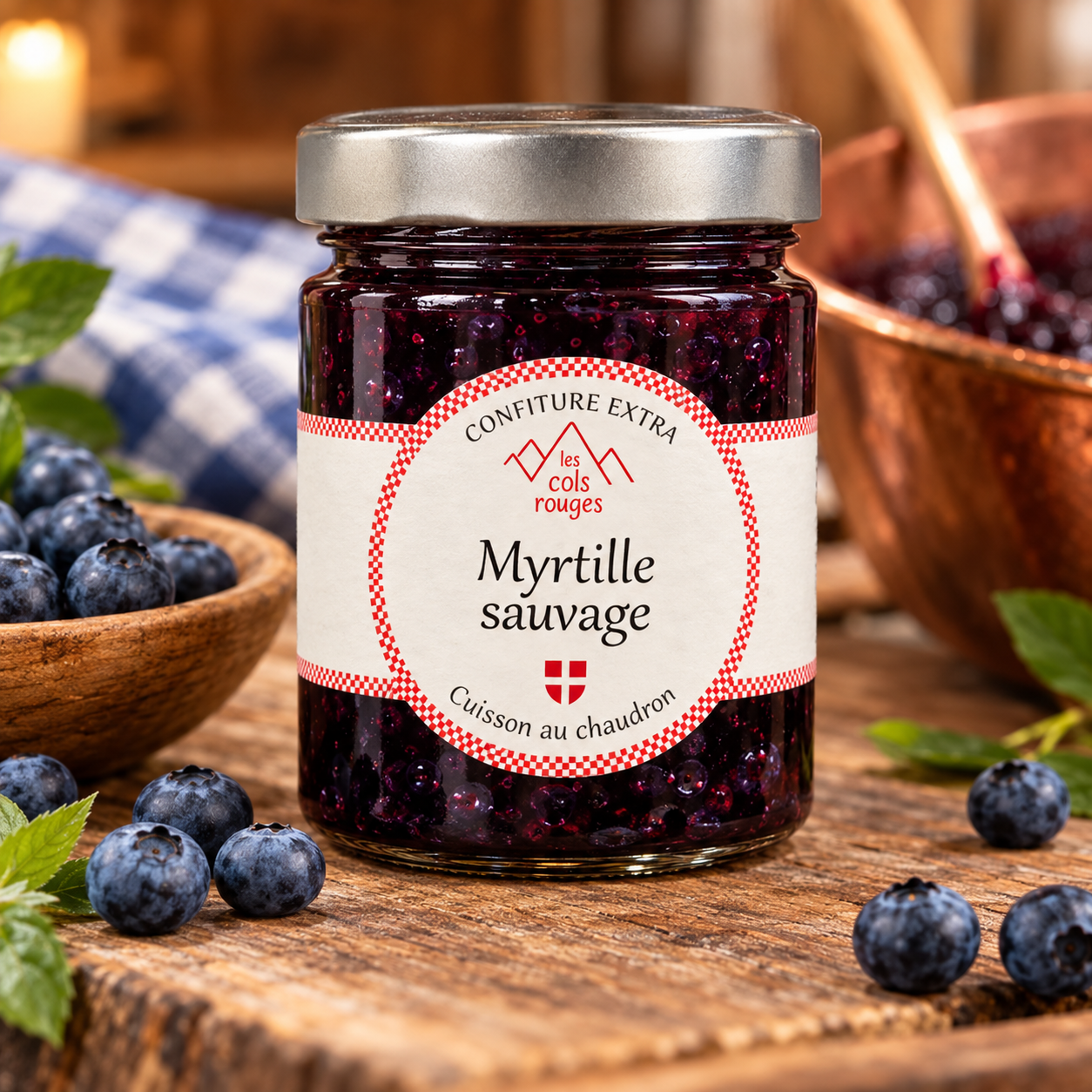Confiture de Myrtille sauvage 250g - Les Cols Gourmands
