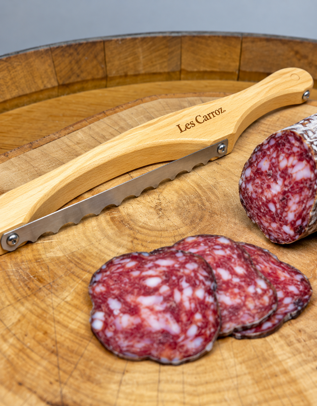 Scie à saucissons droitier