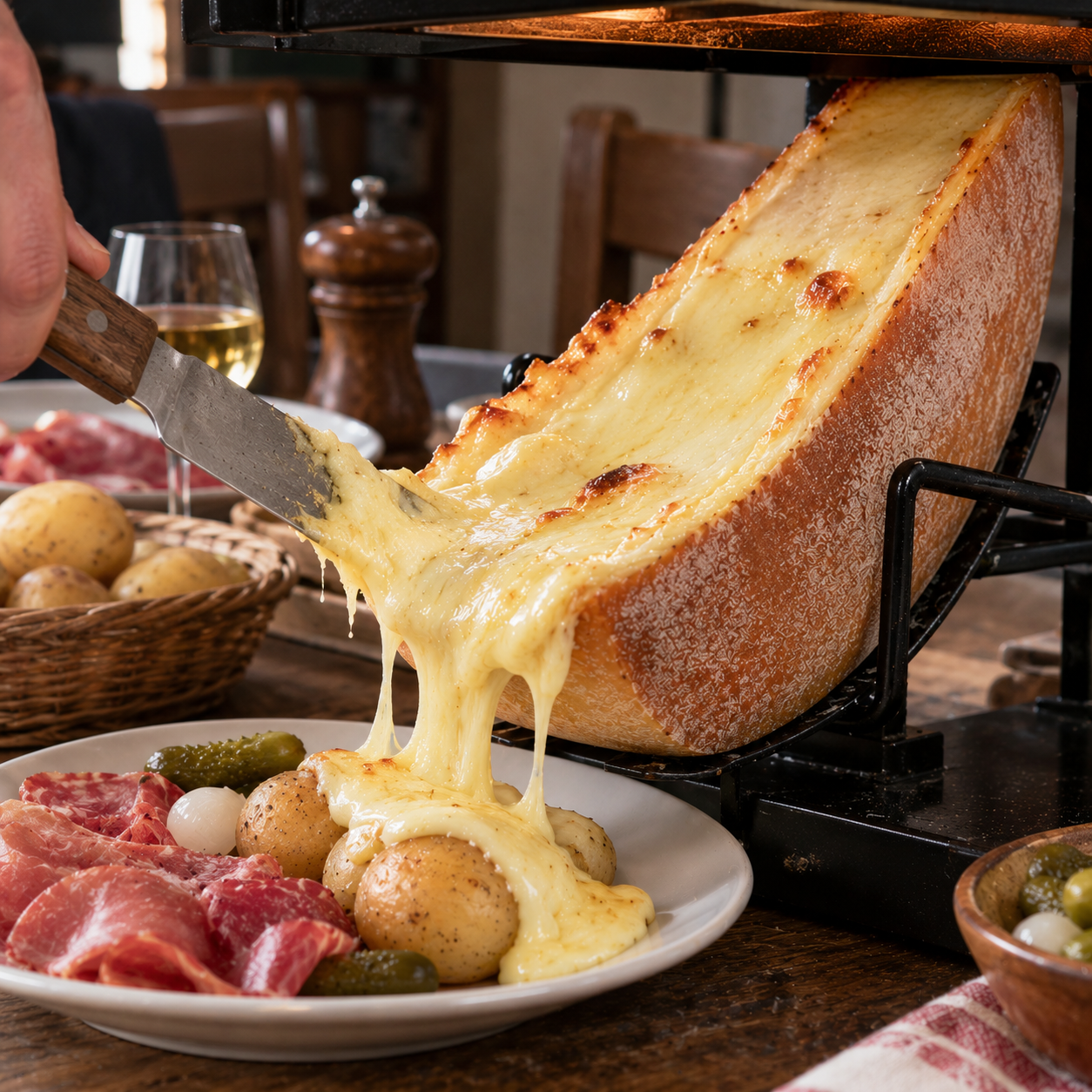 1/2 Meule de Raclette Nature de Montagne - 2.700 kg -