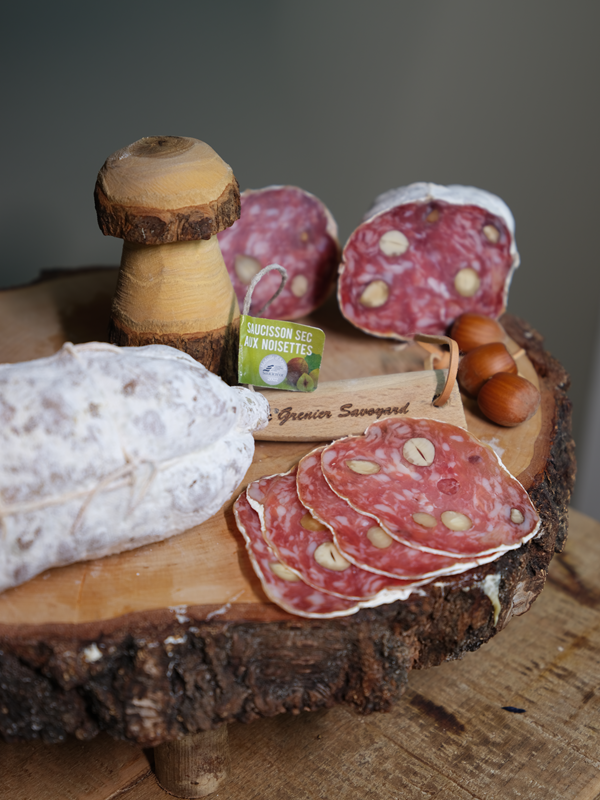 Les 2 saucissons aux noisettes