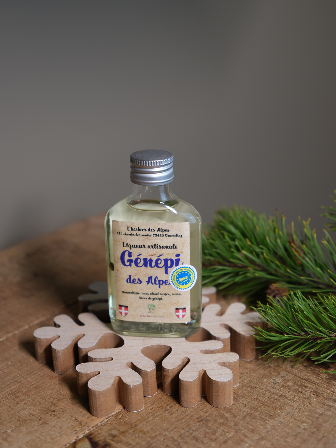 G&#233;n&#233;pi des Alpes 40,5&#176; - Flask 10cl