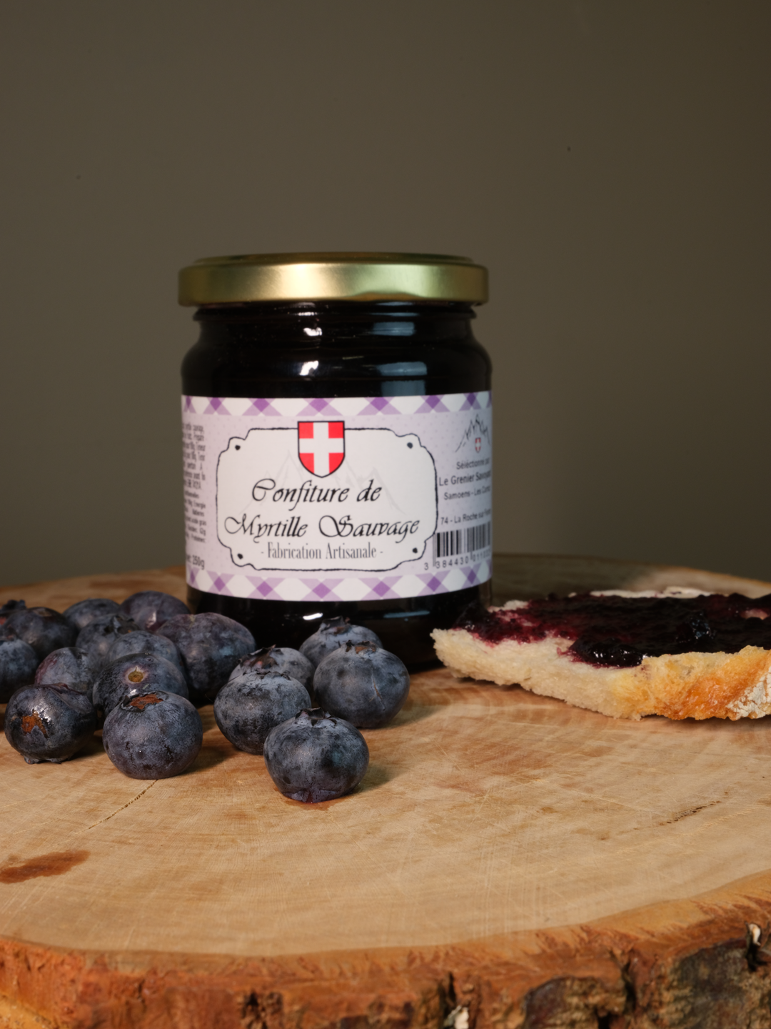 Confiture de Myrtilles sauvages - 250g