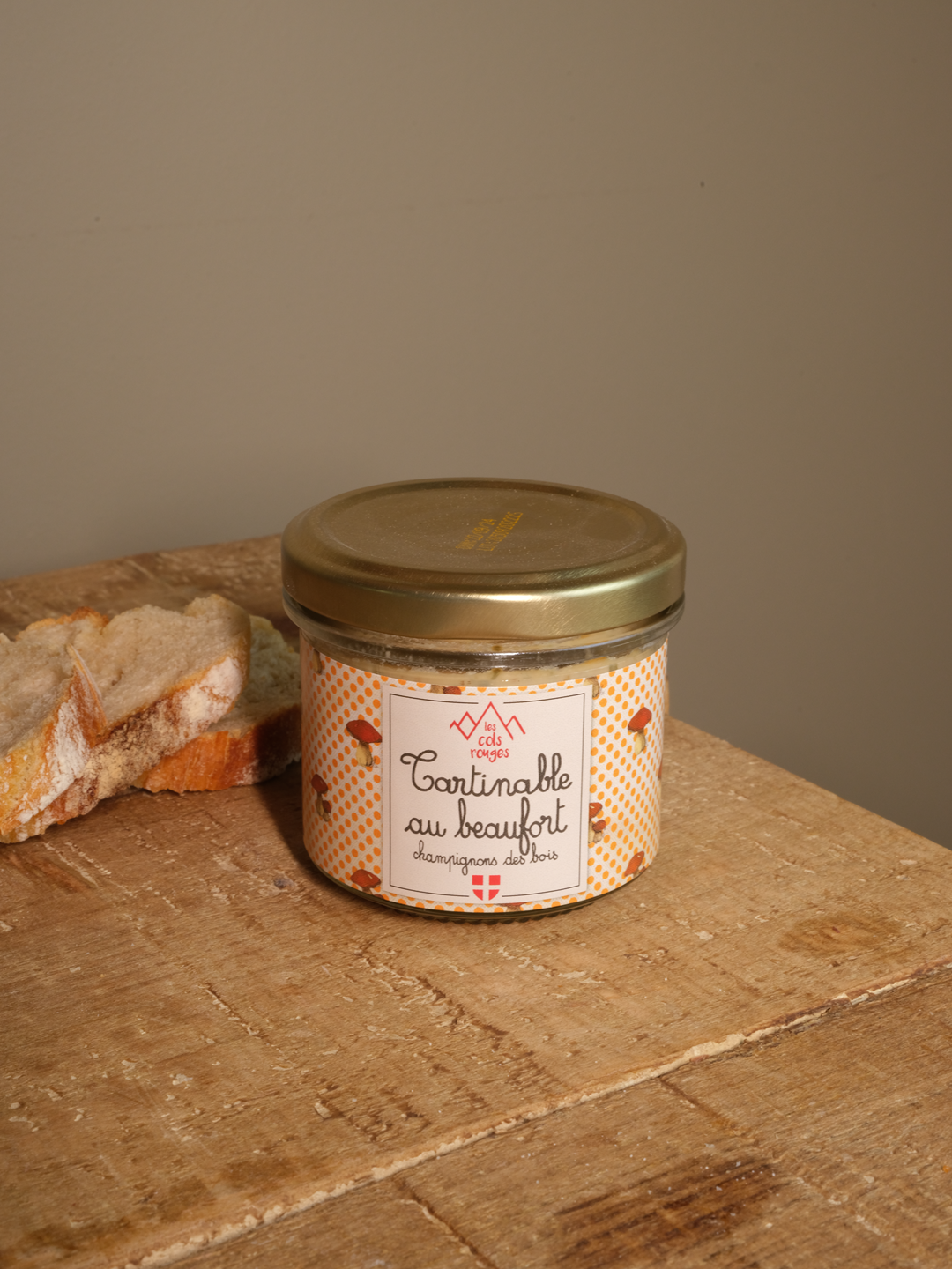 Tartinable au Beaufort & champignons des bois