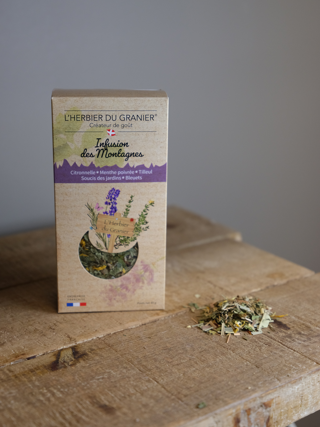 Tisane  de l&#39;herbier  &quot;L&#39;herbier du Granier&quot;- 40gr