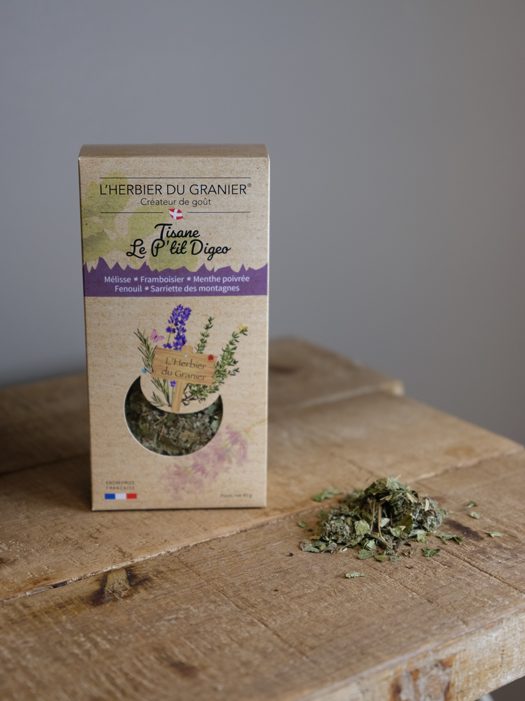 Tisane &quot;le p&#39;tit Diego&quot; de l&#39;Herbier du Granier - 40g