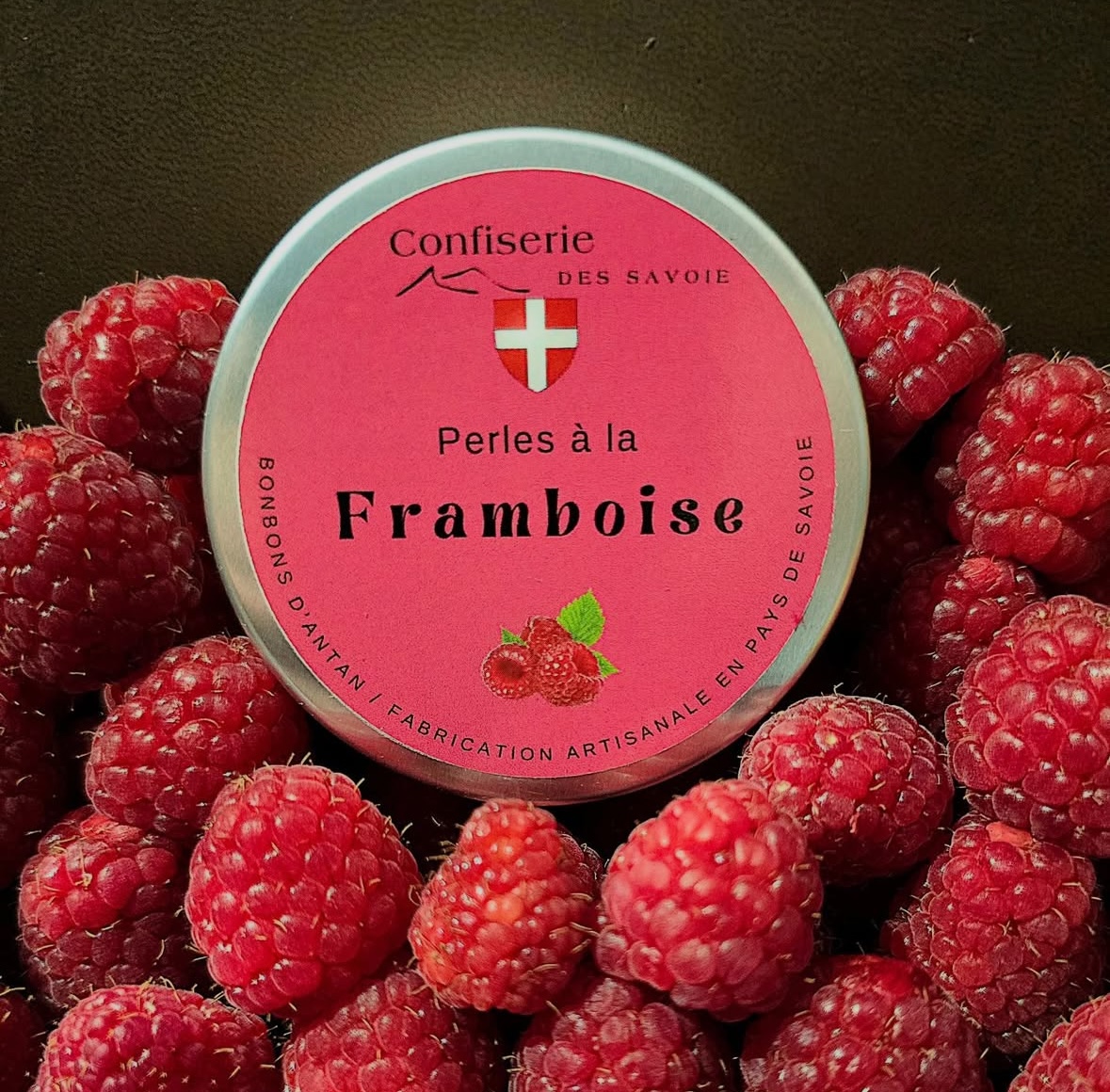 Perles de bonbon de Haute-Savoie - Framboise