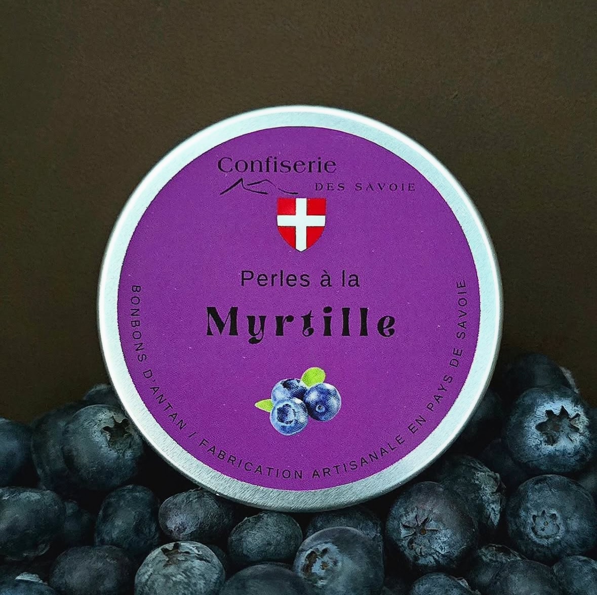 Perles de bonbon de Haute-Savoie - Myrtille