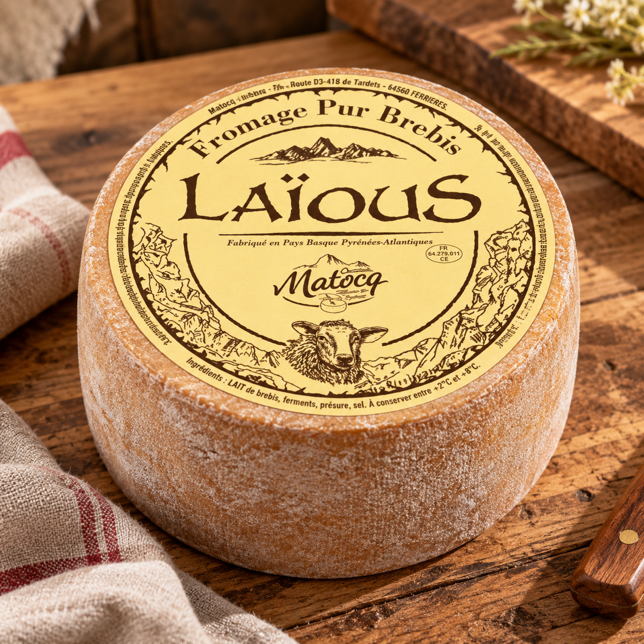 Tommette de BREBIS +/- 570g