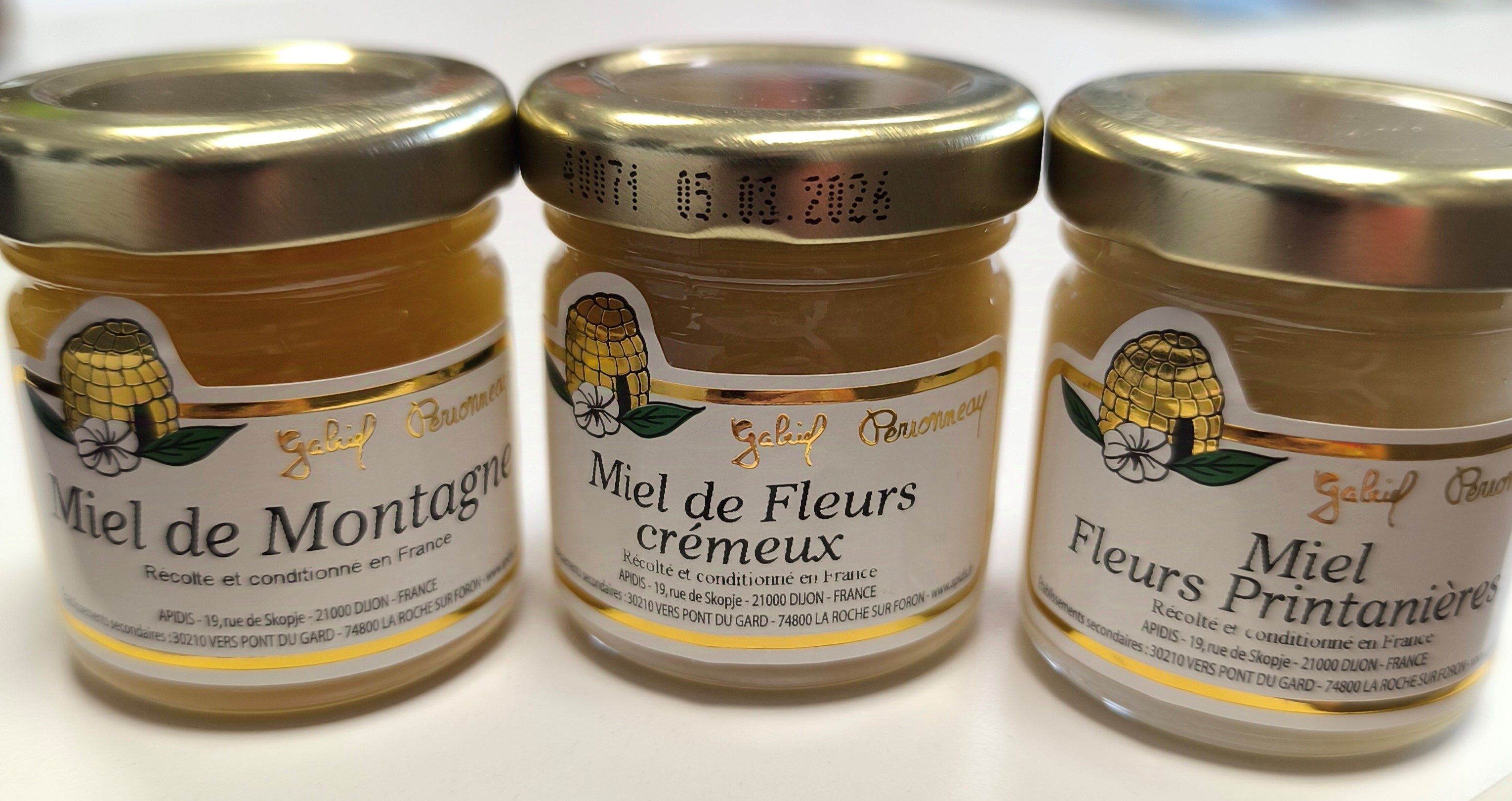 Miel Cr&#233;meux Apidis - 50g