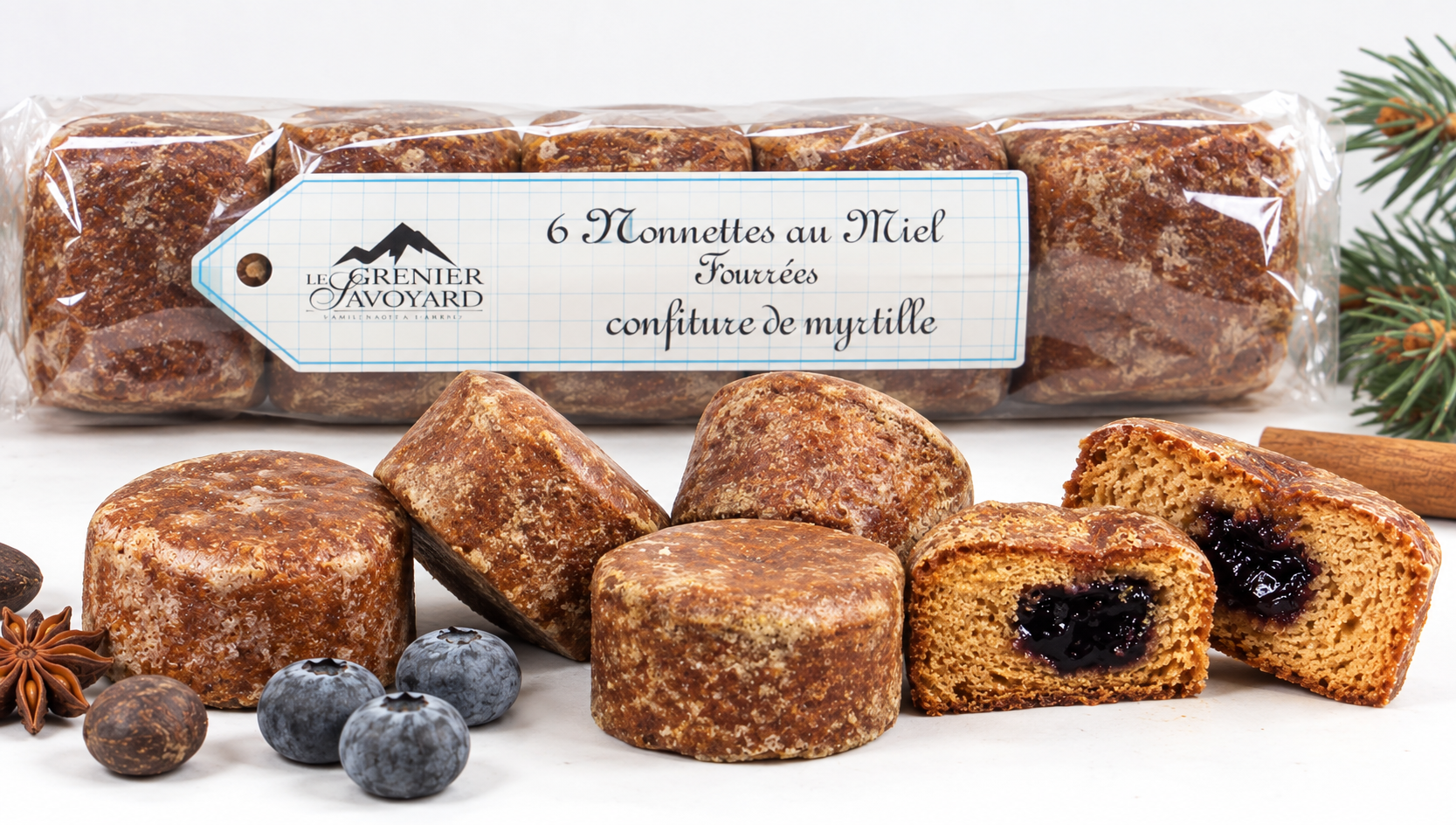 Nonnettes à la Myrtilles 200g