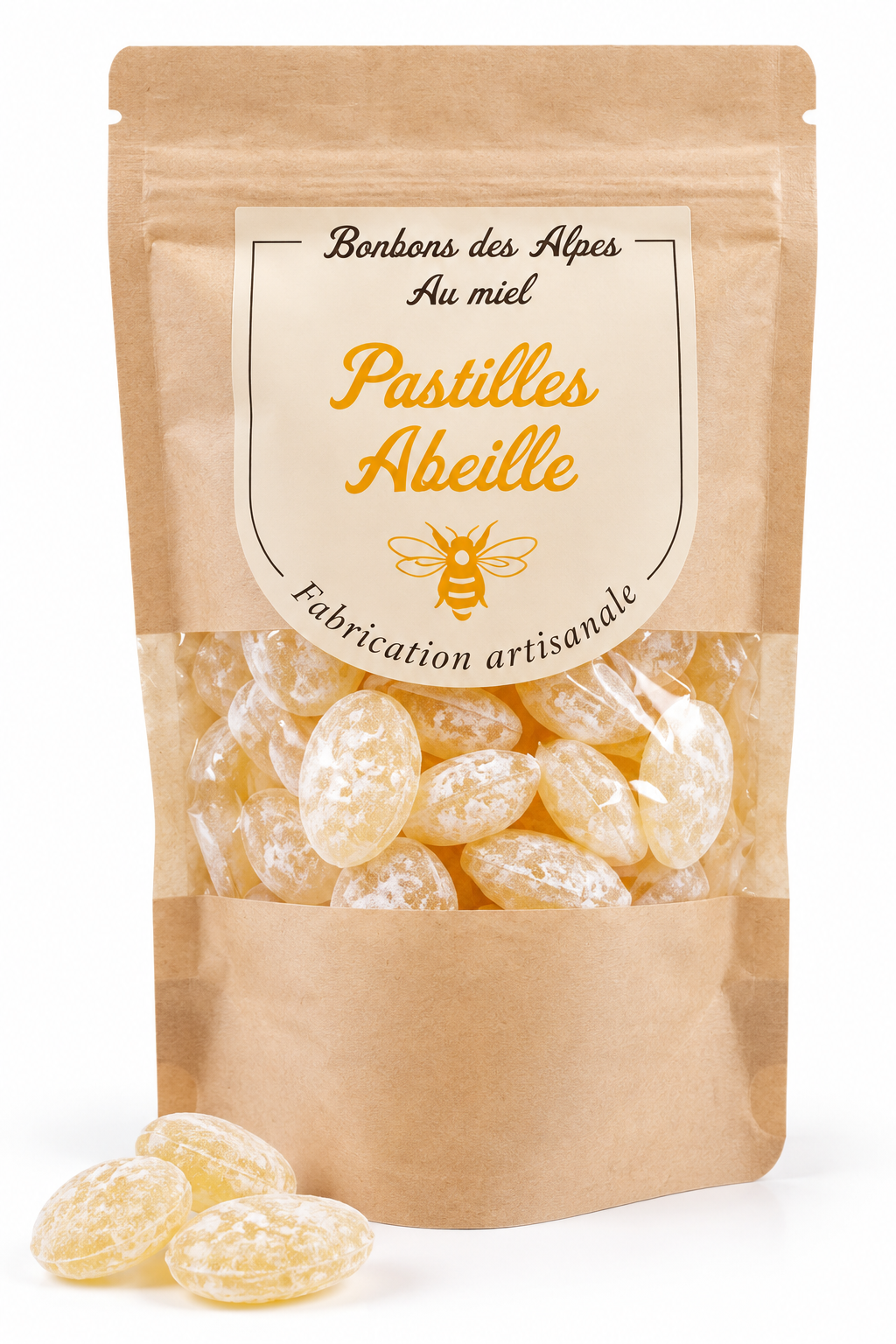 Pastilles des Alpes au miel "Abeilles" 150G