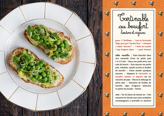 Tartinable au Beaufort & Lardons  Oignon
