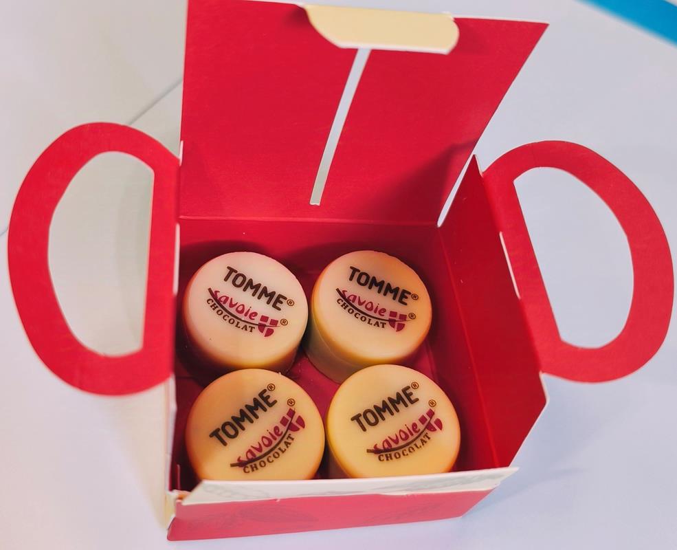 Coffret de 4 Tomme ® de Savoie en chocolat