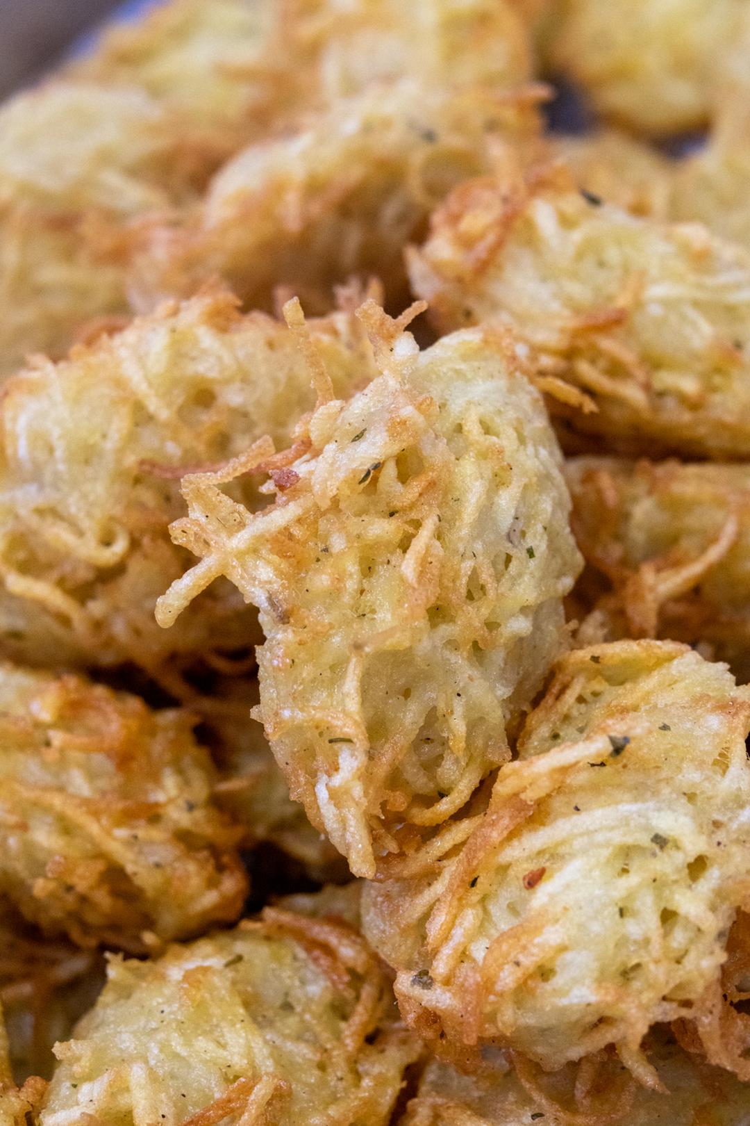 Les 6 beignets de pomme de terre