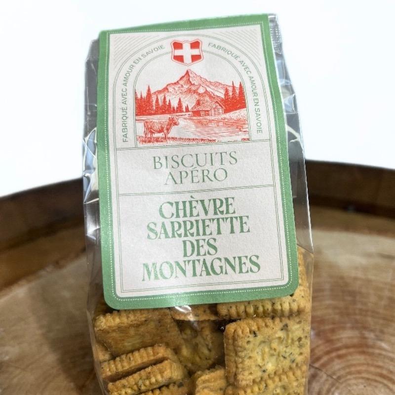 Biscuits apéritifs Chèvre & Sarriette des montagnes