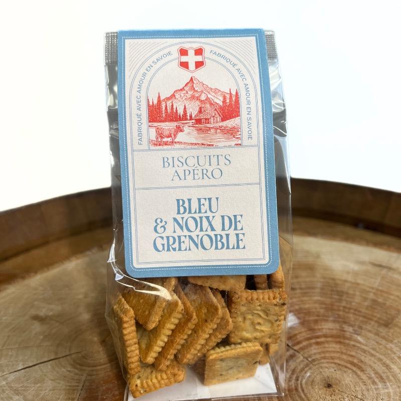 Biscuits apéritifs Bleu & Noix de Grenoble