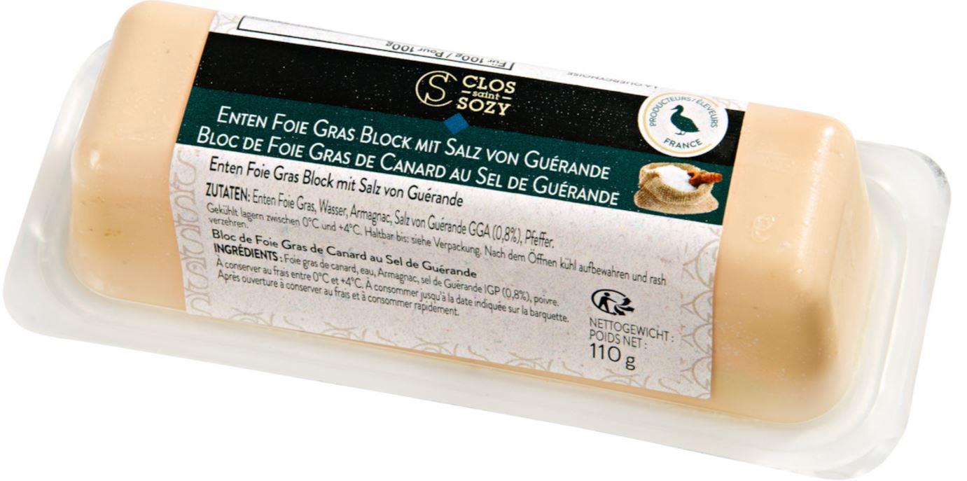 Bloc de foie gras de canard au sel de Guérande 110gr