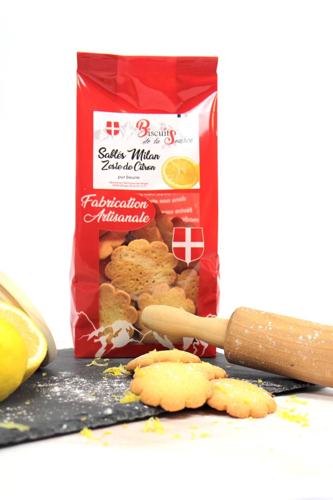 sachet de Sablés artisanaux au Citron - 200g