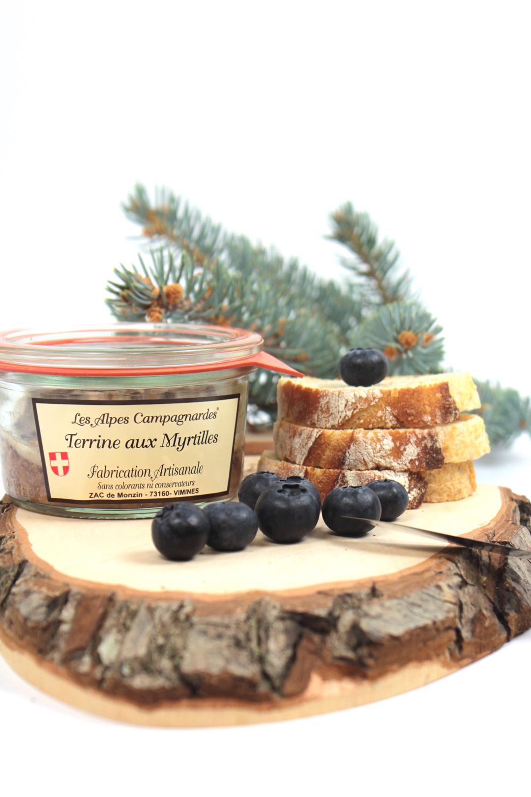 Terrine aux Myrtilles - 100g