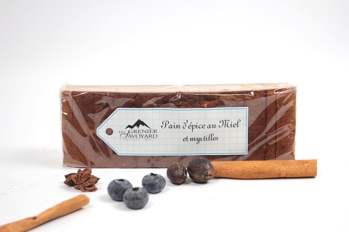 Pain d'épices aux myrtilles 300g