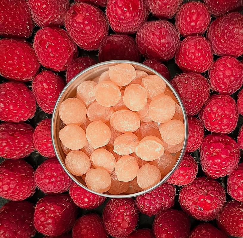 Perles de bonbon de Haute-Savoie - Framboise
