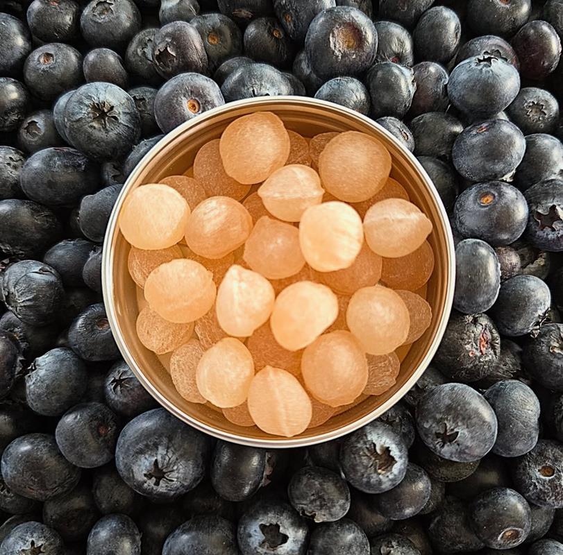 Perles de bonbon de Haute-Savoie - Myrtille